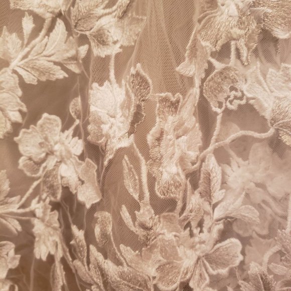 Rebecca Schoneveld White Floral Wedding Dress - Picture 6 of 7